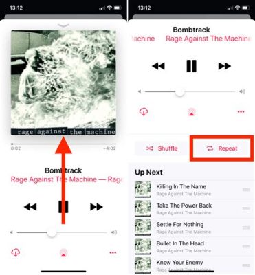 how to put a song on repeat on apple music on iphone and the history of music streaming services